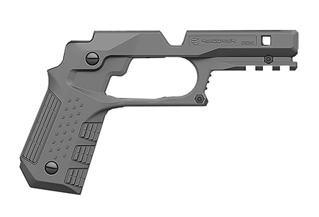 Recover Tactical CC3C-04 Grip  &  Rail System  Gray Polymer Picatinny for Compact 1911
