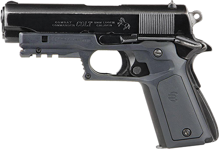 Recover Tactical CC3P0504 Frame Grip  Gray Polymer Frame with Interchangeable Light  &  Dark Gray Panels for Standard Frame 1911