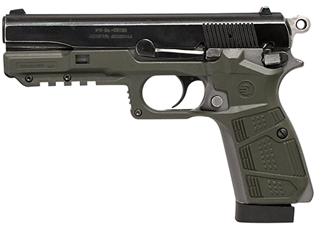 Recover Tactical HPC03 Grip  &  Rail System  OD Green Polymer Picatinny for Browning Hi-Power