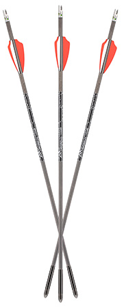 Axe Crossbows AX10004 Axe 440 Bolt Combo Pack Gray/Orange/White 19" 3 Bolts and 3 Lighted Nocks