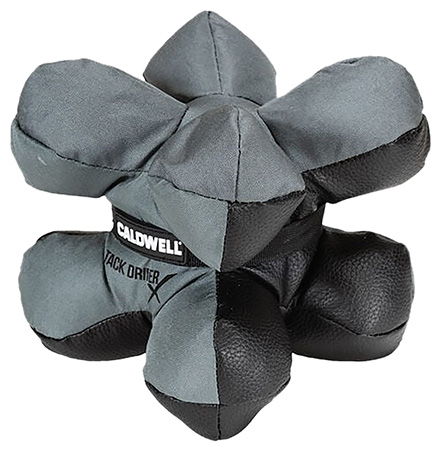 Caldwell 1102665 Tack Driver X with Gray  &  Black Finish, Rubber Bottom, Plastic Pellet Filled, 6.50 lbs  &  8" W x 8" H x 8" D Dimensions