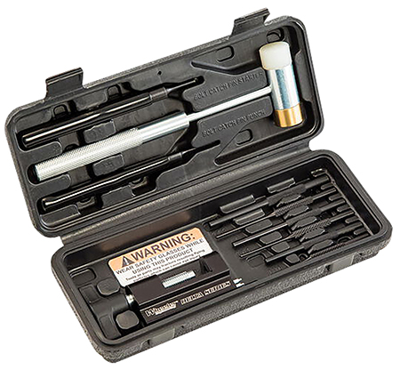 Wheeler 952636 AR15 Hammer  &  Roll Pin Punch Set Black Steel AR Platform Firearm