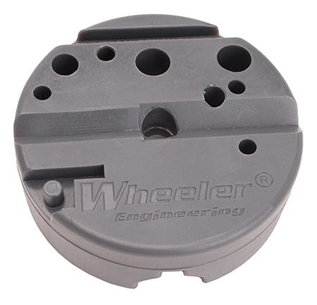 Wheeler 672215 Universal Bench Block Black Urethane Handgun 1 Pieces