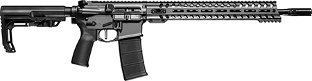 Patriot Ordnance Factory 01649 Minuteman Direct Impingement *CA Compliant 5.56x45mm NATO 16.50" 10+1 Tungsten Rec/14.5" M-Lok Handguard Black Nitride Barrel Black Polymer 6 Position MFT Stock  &  Grip