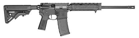 Smith  &  Wesson  Volunteer XV 5.56x45mm NATO 16" 30+1 Matte Black Rec BCM M-LOK Handguard  Black Adjustable B5 Bravo Stock B5 Type 23 Grip Right Hand