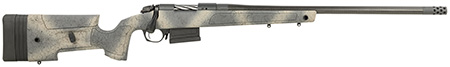 Bergara Rifles B14S382CF B-14 HMR Carbon Wilderness 6.5 Creedmoor 5+1 24" Carbon Fiber Wrapped Barrel, Woodland Camo Molded with Mini-Chassis Stock, Right Hand
