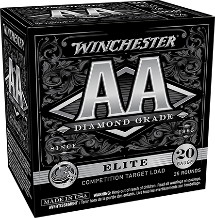 Winchester Ammo AADG207 AA Diamond Grade Elite Trap 20Gauge 2.75" 7/8oz 7.5Shot 25 Per Box/10 Case