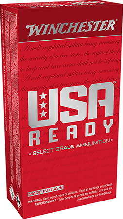 Winchester Ammo RED10 USA Ready 10mmAuto 180gr Full Metal Jacket Flat Nose 50 Per Box/10 Case