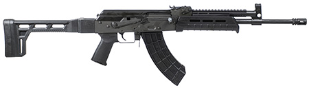 Century Arms RI4388N VSKA Trooper 7.62x39mm 30+1 16.50" Barrel w/Flash Hider, Black Hard Coat Anodized Aluminum Receiver, Black Side Folding Stock, Magpul Moe Pistol Grip  &  Handguard