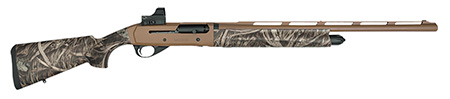 Girsan 390155 MC312 Gobbler 12 Gauge with 24" Barrel, 3.5" Chamber, 5+1 Capacity, Bronze Cerakote Metal Finish  &  Camo Synthetic Stock Right Hand (Full Size) Includes Red Dot