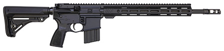 Bushmaster 0010015BLK Bravo Zulu 450 Bushmaster 16" 5+1, Black, Anodized Aluminum Rec, 14" M-Lok, Magpul SL Carbine Stock  &  MOE Grip, Snake Charmer Muzzle Brake
