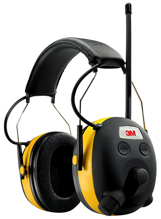 Peltor 90541H1DCPS Worktunes  24 dB Over the Head Yellow/Black