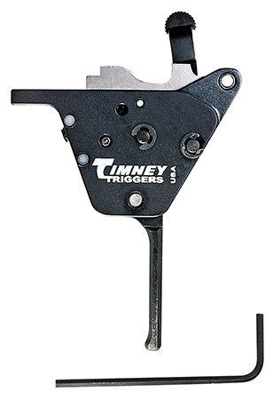 Timney Triggers CZ457ST Replacement Trigger  Straight Trigger with .10-2 lbs Draw Weight  &  Black Oxide Finish for CZ 457