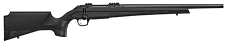 CZ-USA 07405 CZ 600 Alpha Full Size 6mm Creedmoor 4+1, 22" Black Steel Threaded Barrel, Black Aluminum Receiver, Picatinny Rail, Black Fixed Soft Touch Stock, Right Hand