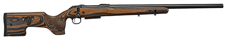 CZ-USA 07503 CZ 600 Range Full Size 308 Win 5+1, 24" Black Nitride Steel Threaded Barrel, Drilled  &  Tapped Receiver, Black Brown  &  Gray Laminate Fixed w/Adj Cheek Rest Stock, Right Hand