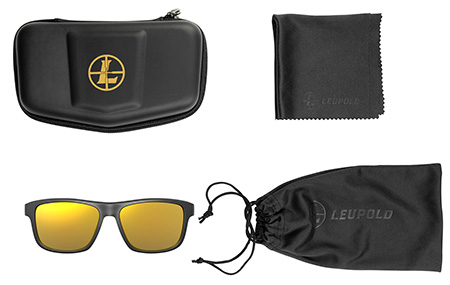 Leupold 179631 Performance Wear Katmai Orange Mirror Lens Polycarbonate Matte Black Frame