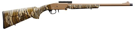 Charles Daly 930316 101 Turkey 12 Gauge Break Open 3" 1rd 20" Flat Dark Earth Cerakote Steel Barrel  &  Receiver, Fixed Mossy Oak Bottomland Synthetic Stock