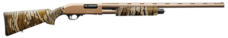 Charles Daly 930315 301  12 Gauge with 24" Barrel, 3" Chamber, 4+1 Capacity, Flat Dark Earth Metal Finish  &  Mossy Oak Bottomland Synthetic Stock Right Hand (Full Size)