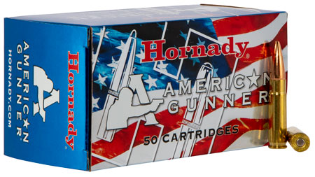 Hornady 80897 American Gunner  300Blackout 125gr Hollow Point 50 Per Box/10 Case