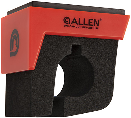 Allen 5657 Firearm  &  Fishing Rod Magnetic Holder Black/Red Magnet Holds 1 Rifle/Shotgun