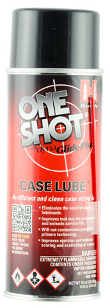Hornady 99913 One Shot Case Lube Cleans Lubricates Prevents Rust  &  Corrosion 10 oz Aerosol