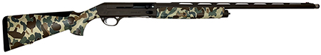 Sauer SASA1228CBFBOS SL-5 Waterfowl 12 Gauge 3.5" 3+1 28", Brown Cerakote Barrel/Rec, Fred Bear Old School Camo Furniture, LPA Front Sight, 5 Ext. Chokes Included