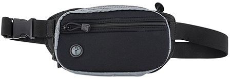 Galco FTPGBS Fastrax PAC Waistpack Size Sub-Compact Black/Gray Neoprene Compatible w/Diamondback DB/S&W M & P Shield Plus/Glock 26 Gen3-5 Belt Up to 50" Wide Ambidextrous