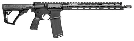 Daniel Defense 0212802241047 DDM4 V7 LW 5.56x45mm NATO 16" 30+1 Black Hard Coat Anodized 6 Position w/SoftTouch Overmolding Stock