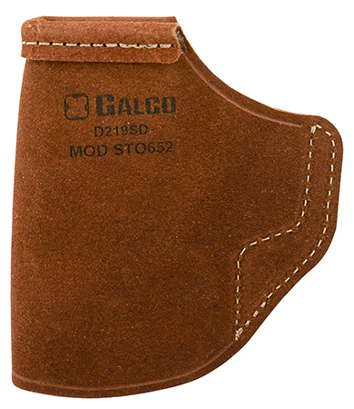 Galco STO652 Stow-N-Go  IWB Natural Leather Belt Clip Fits S&W M & P Shield/2.0/Walther PPS Right Hand