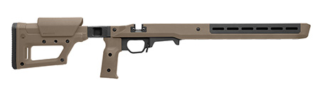 Magpul MAG1199FDE Pro 700 Lite SA Flat Dark Earth Adjustable Synthetic Stock with Aluminum Chassis  &  Interchangeable Grips for Remington 700 Short Action Ambidextrous