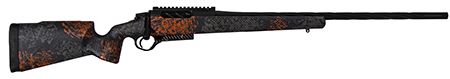 Seekins Precision 0011710115US Havak PH2 Full Size 6.5mm Creedmoor 5+1 24" Charcoal Gray Fluted/Threaded Barrel, Black Picatinny Rail Stainless Steel Receiver, Urban Shadow Camo Fixed Synthetic Stock