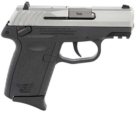 SCCY Industries CPX1TTBKG3 CPX-1 Gen3 9mm Luger 10+1 3.10" Black Polymer w/Picatinny Rail Serrated SS Slide Black Polymer Grip