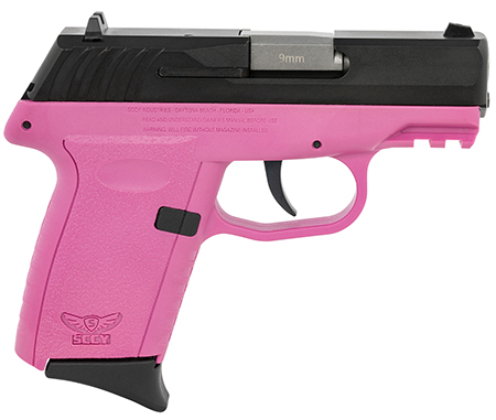 SCCY CPX-2CBPKG3          9MM 3.1  10R NS  BLK/PNK