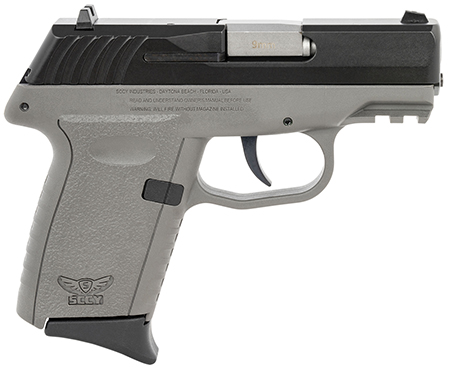 SCCY CPX-2CBSGG3          9MM 3.1  10R NS  BLK/SGR