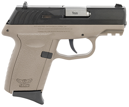SCCY CPX-2CBDEG3          9MM 3.1  10R NS  BLK/DRK