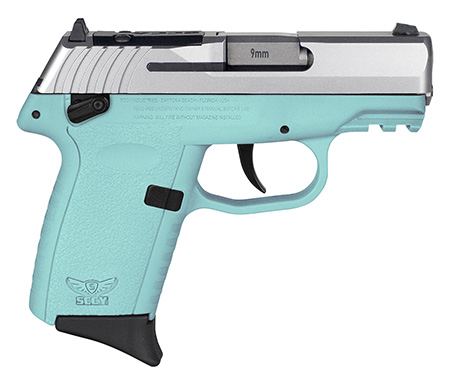 SCCY Industries CPX1TTSBRDRG3 CPX-1 Gen3 RDR 9mm Luger 10+1 3.10" SCCY Blue Polymer w/Picatinny Rail Serrated SS Slide SCCY Blue Polymer Grip