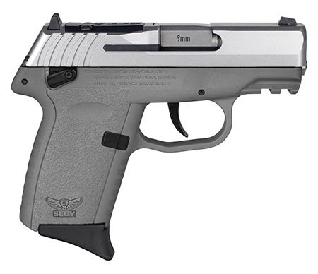 SCCY Industries CPX1TTSGRDRG3 CPX-1 Gen3 RDR 9mm Luger 10+1 3.10" Sniper Gray Polymer w/Picatinny Rail Serrated SS Slide Sniper Gray Polymer Grip