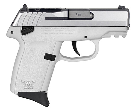 SCCY Industries CPX1TTWTRDRG3 CPX-1 Gen3 RDR 9mm Luger 10+1 3.10" White Polymer w/Picatinny Rail Serrated SS Slide White Polymer Grip