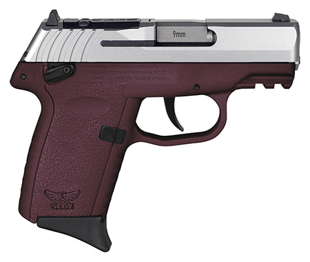 SCCY Industries CPX1TTCRRDRG3 CPX-1 Gen3 RDR 9mm Luger 10+1 3.10" Crimson Red Polymer w/Picatinny Rail Serrated SS Slide Crimson Red Polymer Grip