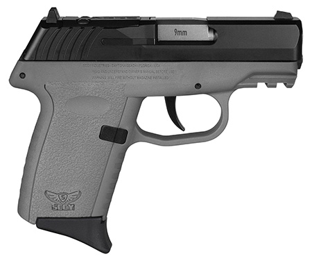 SCCY Industries CPX2CBSGRDRG3 CPX-2 Gen3 RD 9mm Luger 10+1 3.10" Sniper Gray Polymer w/Picatinny Rail Serrated Black Nitride SS Slide Sniper Gray Polymer Grip