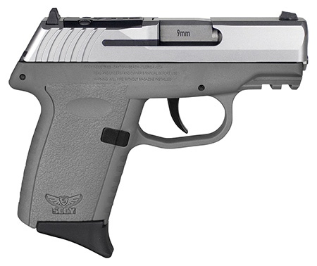 SCCY Industries CPX2TTSGRDRG3 CPX-2 Gen3 RD 9mm Luger 10+1 3.10" Sniper Gray Polymer w/Picatinny Rail Serrated Stainless Steel Slide Sniper Gray Polymer Grip