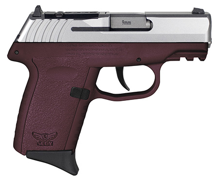 SCCY Industries CPX2TTCRRDRG3 CPX-2 Gen3 RD 9mm Luger 10+1 3.10" Crimson Red Polymer w/Picatinny Rail Serrated Stainless Steel Slide Crimson Red Polymer Grip