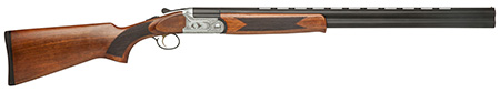 Dickinson LLC GW12W26P Green Wing  12 Gauge 2rd 3" 26" Matte Black Vent Rib Barrel, Engraved Steel Receiver w/Satin Silver Metal Finish, Bead Front Sight, Wood Stock  &  Ejector