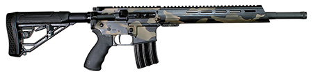 Alexander Arms RBH50FW Hunter  50 Beowulf  7+1 16" Barrel, Forest Woodlands Camo, Black EFX Stock, Finger Grooved Black Polymer Grip, Optics Ready