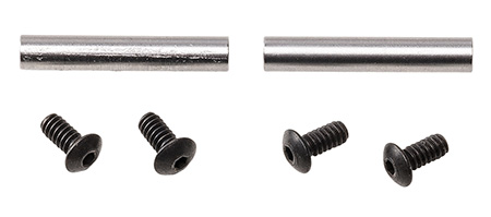 Rise Armament 12005 Anti-Walk Pin Set  Black Stainless Steel AR Platform