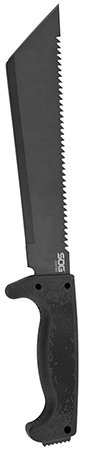 S.O.G SOG-MC04-N SOGfari  10" Black Hardcased 3Cr13MoV SS Blade Black Kraton Handle 16" Long Includes Sheath