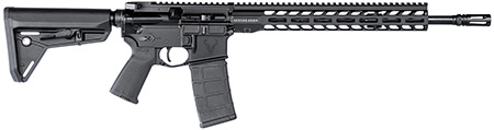 Stag Arms STAG15000142 Stag 15 Tactical 5.56x45mm NATO 16" Barrel, 30+1 Optic Ready, Overall Black, Magpul  Stock  &  MOE Grip Right Hand
