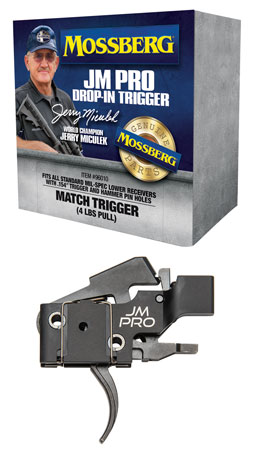 Mossberg 96010 JM Pro  Adjustable Match AR Drop-In Trigger, Fits AR15s  &  AR10s w/.154" Trigger  &  Hammer Pin Holes, Factory-Set 4 Pound Pull Weight