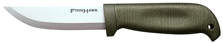 Cold Steel CS-20NPK Finn Hawk 4" Fixed Plain Cryo 4116 SS Blade/OD Green TPR Handle