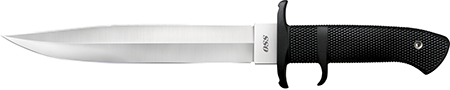 Cold Steel CS39LSSC OSS  8.25" Fixed Plain AUS-8A SS Blade/Black Textured Kray-Ex Handle Includes Sheath